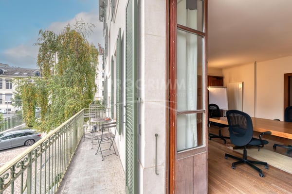 Quai du Rhône. Bureaux haut standing avec fibre, parkings et balcons. Parkings disponibles. 4