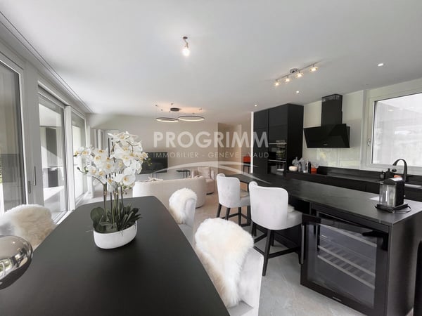 Vesenaz - rez de jardin meublé - 3 chambres - 1 pkg sous-sol - Terrain de 300m2 3