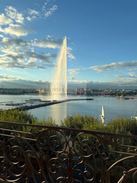 Appartement de prestige à louer de 135m² ? Vue exceptionnelle sur le Jet d'Eau 1