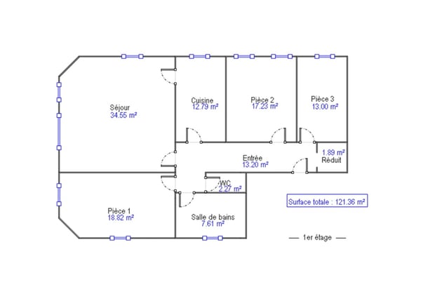 Spacieux et lumineux F1 de 140,36m² 9