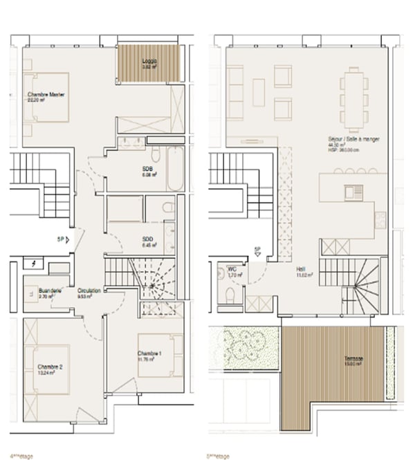 Bel appartement de 5 pièces en duplex 6