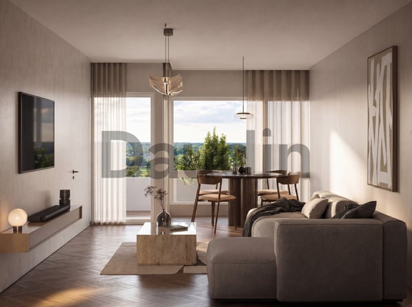Appartement traversant avec vue dégagée sur la campagne environnante 3
