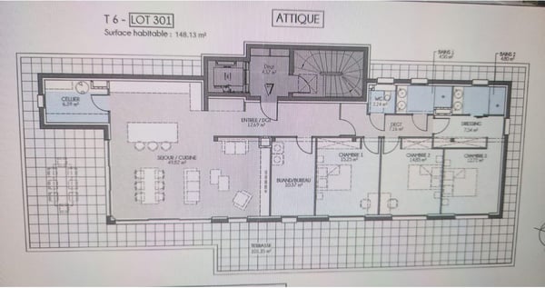 Charmant appartement en attique à Hagenthal Le Bas 22
