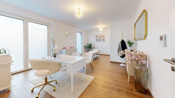 Neubauwohnung im Erdgeschoss mit Garten / gewerbliche Nutzung – Wohnen – gemischte Nutzung 1