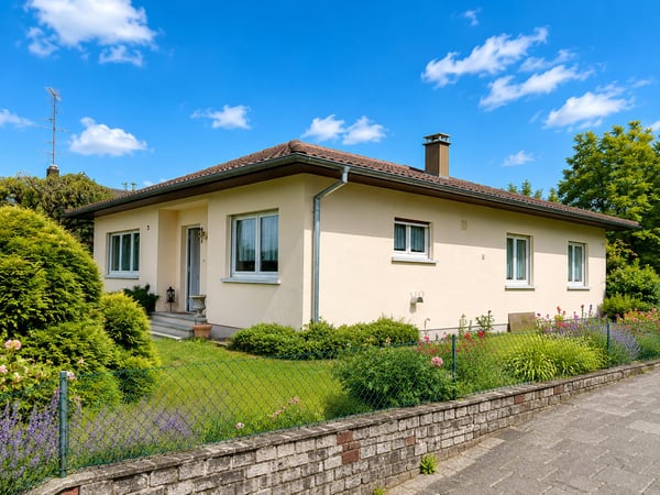 HÉGENHEIM – Freistehendes Einfamilienhaus auf einer Ebene mit 100 m² Vollkeller 1