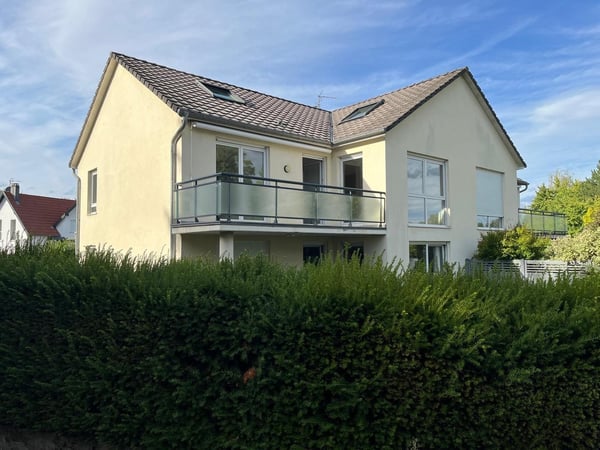 Buschwiller – Bright duplex apartment with terrace, no overlook, green setting 1