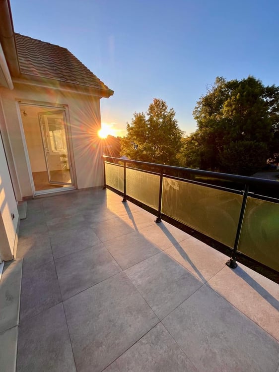 Buschwiller – Bright duplex apartment with terrace, no overlook, green setting 2