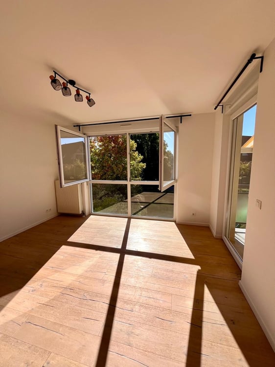 Buschwiller – Bright duplex apartment with terrace, no overlook, green setting 32