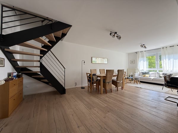 Buschwiller – Bright duplex apartment with terrace, no overlook, green setting 10