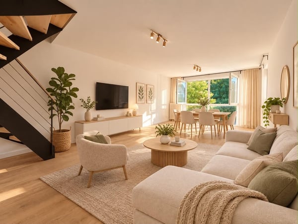 Buschwiller – Bright duplex apartment with terrace, no overlook, green setting 28