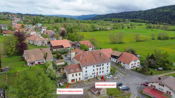 Maison indiv. avec immeuble de rendement et grand potentiel - 7'100 m3 10