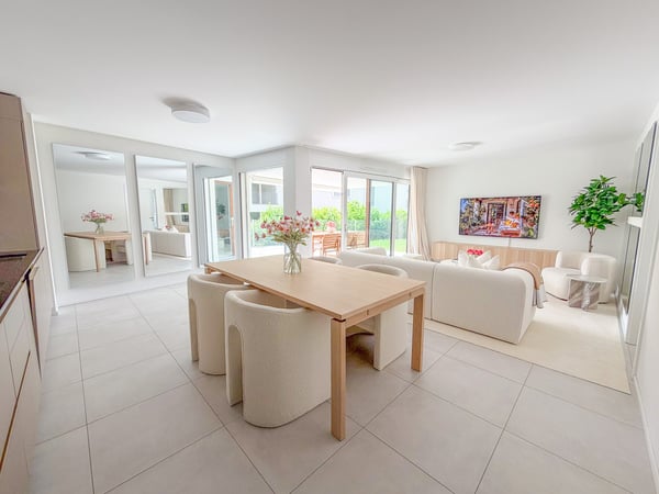 Appartement de 2.5 pces au rez-de-chaussée Grand jardin et terrasse 1