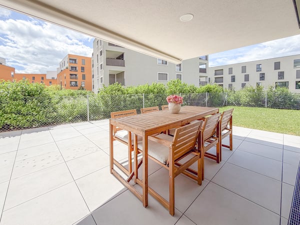 Appartement de 2.5 pces au rez-de-chaussée Grand jardin et terrasse 4