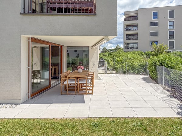 Appartement de 2.5 pces au rez-de-chaussée Grand jardin et terrasse 11