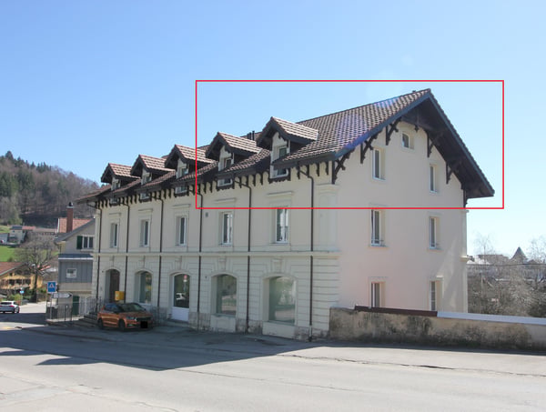 Appartement de 2.5 pièces d'env. 130 m2 au dernier étage 9