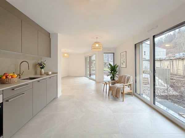 Appartement de 2.5 pces avec terrasse et jardin Logement neuf 1