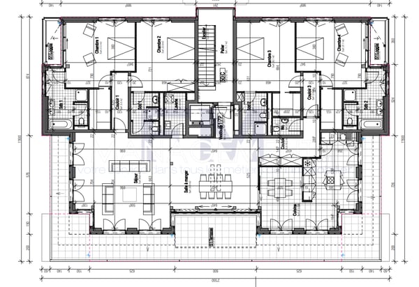 Florissant - Malagnou - Ch. de la Florence 7 pcs, au 5ème étage , env. 285m2 + terrasse 11