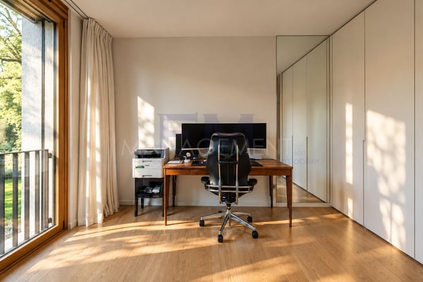 Pregny-Chambésy ? Appartement en duplex de 5 pièces avec rez inférieur habitable, grandes terrasses et jardin traversant 9