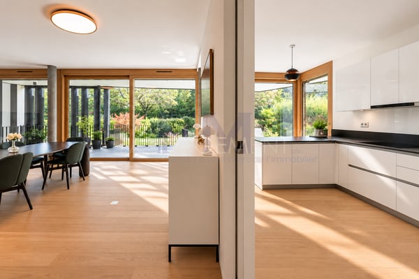 Pregny-Chambésy ? Appartement en duplex de 5 pièces avec rez inférieur habitable, grandes terrasses et jardin traversant 5