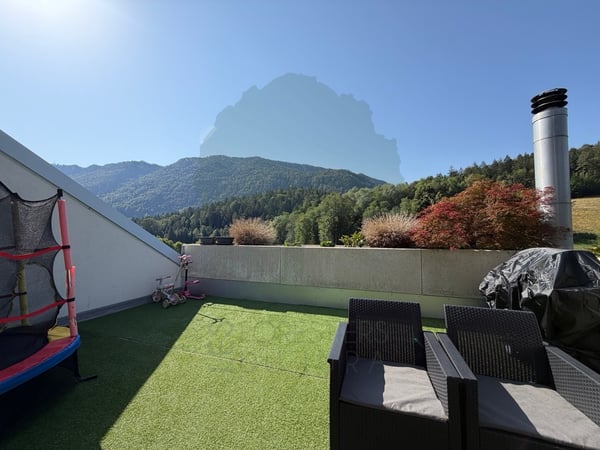 Magnifique appartement rénové de 5,5 pièces avec terrasse et vue 2