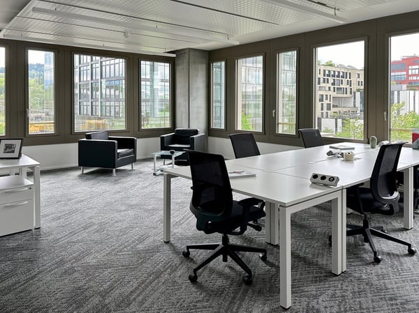 Voll ausgestattete Großraumbüros für dich und dein Team in Spaces Suurstoffi 25