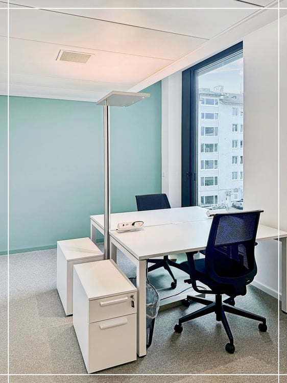 Durchgehender Zugang zu Designer-Büroräumen für 1 Person in Spaces Seefeld 1