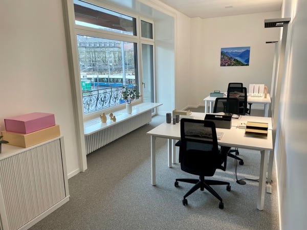 Maßgeschneiderte, traumhafte Büros für 5 Personen in Spaces Bahnhofplatz 11