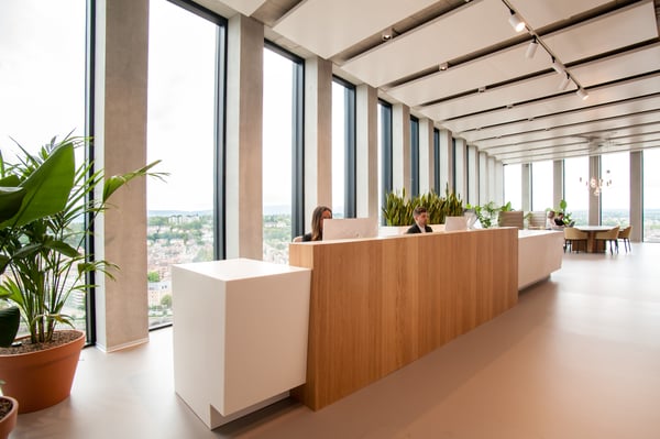 Büroräume für 3 in Spaces Grosspeter Tower 5