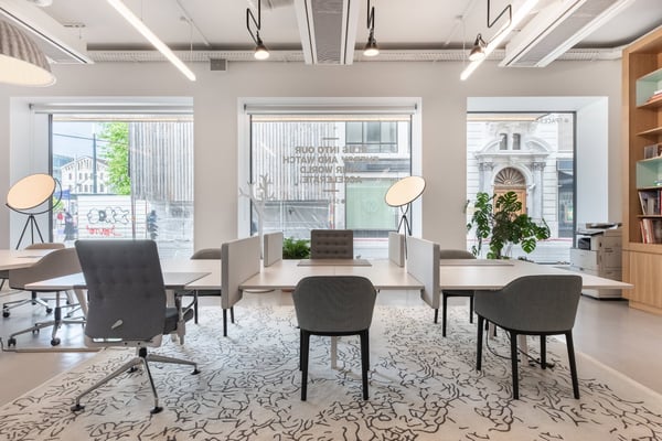 Bureau design pour 50 à Spaces Quai de l'Ile 3