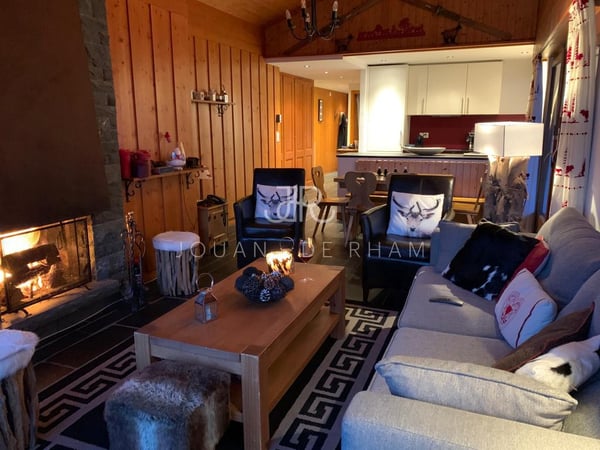 A LOUER : Magnifique appartement 4 lits en attique rénové en plein centre de Verbier