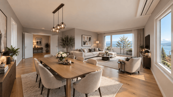 Appartement de 6 pièces avec belle vue sur le lac