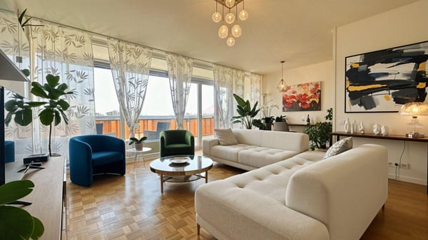 Charmant appartement, 1 pièces vue Salève en CASATAX 2