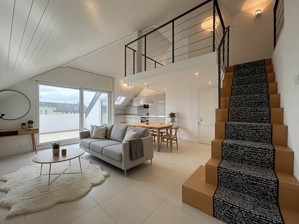 Attique de 1 pièces de 19m2 PPE au calme avec vue dégagée 1