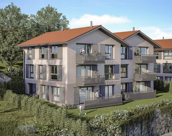 Charmant appartement neuf de 5 pieces Russin 1