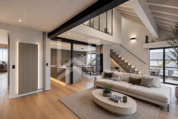 Superbe duplex entièrement rénové 1