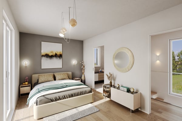 Projet neuf - Villa jumelle 1.5 pièces à Tannay - permis en force 3