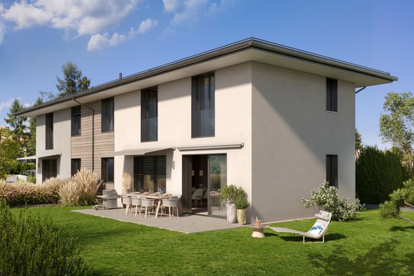 Projet neuf - Villa jumelle 7.5 pièces à Tannay - permis en force 2