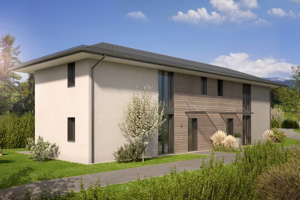 Projet neuf - Villa jumelle 7.5 pièces à Tannay - permis en force 4