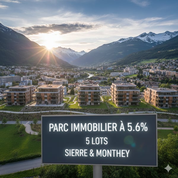 Parc immobilier de 5 logements - 5.6% - Monthey & Sierre 5