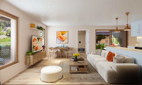 Magnifique 3.5 pièces neuf avec loggia et jardin privatif 2