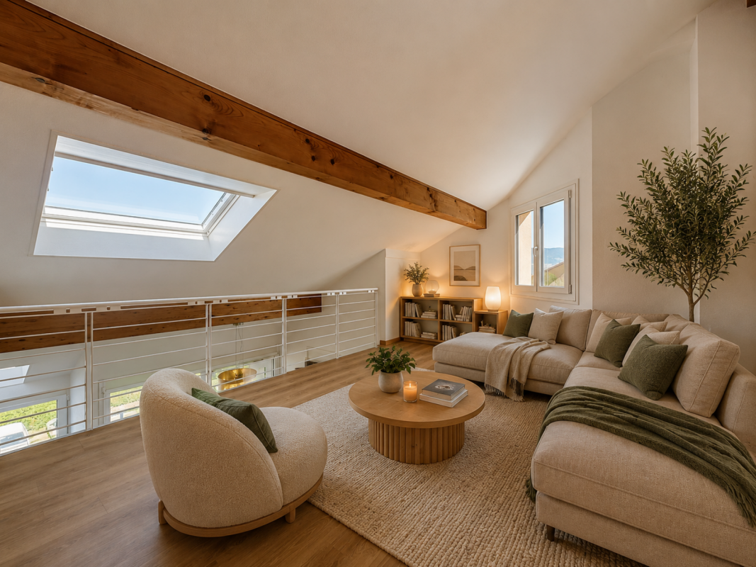 APPARTEMENT EN DUPLEX DE 6,5 PIECES DE 165 M2 AVEC BALCON