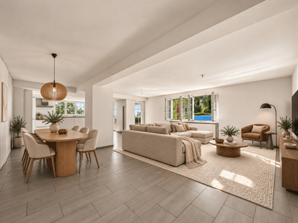 TRÉS BELLE VILLA INDIVIDUELLE ENTIÈREMENT RÉNOVÉE, PARFAITE POUR UNE FAMILLE 4