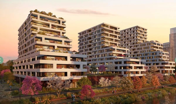 Moderne 3-Zimmer-Wohnung mit Flussblick in Huningue 4