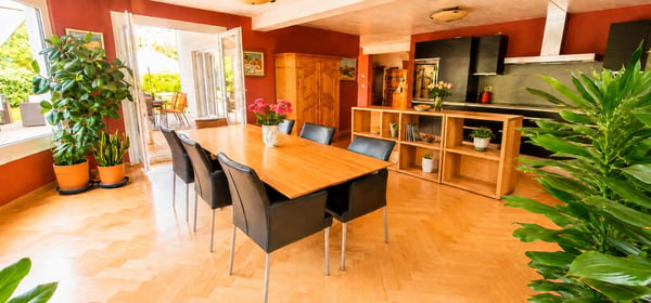 Belle propriété de 7 pces avec grands espaces de vie et superbe jardin 9