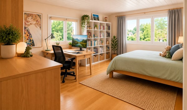 Belle propriété de 7 pces avec grands espaces de vie et superbe jardin 15