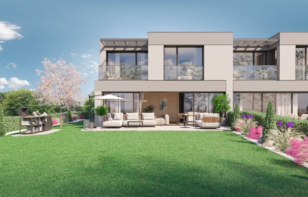 Terre Sainte, nouvelle promotion Minergie, villa jumelle contemporaine 3