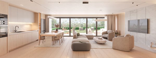 Terre Sainte, nouvelle promotion Minergie, villa jumelle contemporaine 4