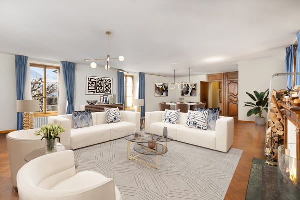 Au coeur de Montreux - Appartement de 270 m2 avec vue , terrasse et jardin privatif 6