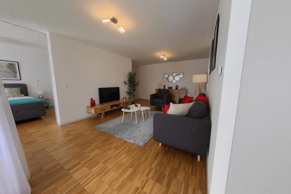 Modern 1-Bedroom Apartment with Balcony & Parking - Lausanne 8