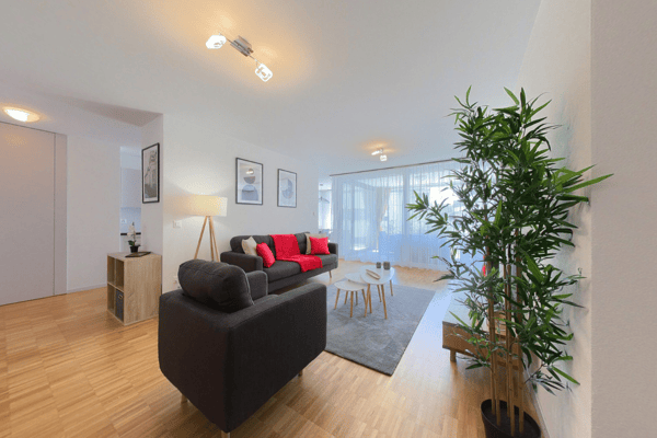 Modern 1-Bedroom Apartment with Balcony & Parking - Lausanne 1